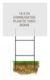 H Sign Frames 30" x 10" x 30" - Box of 50